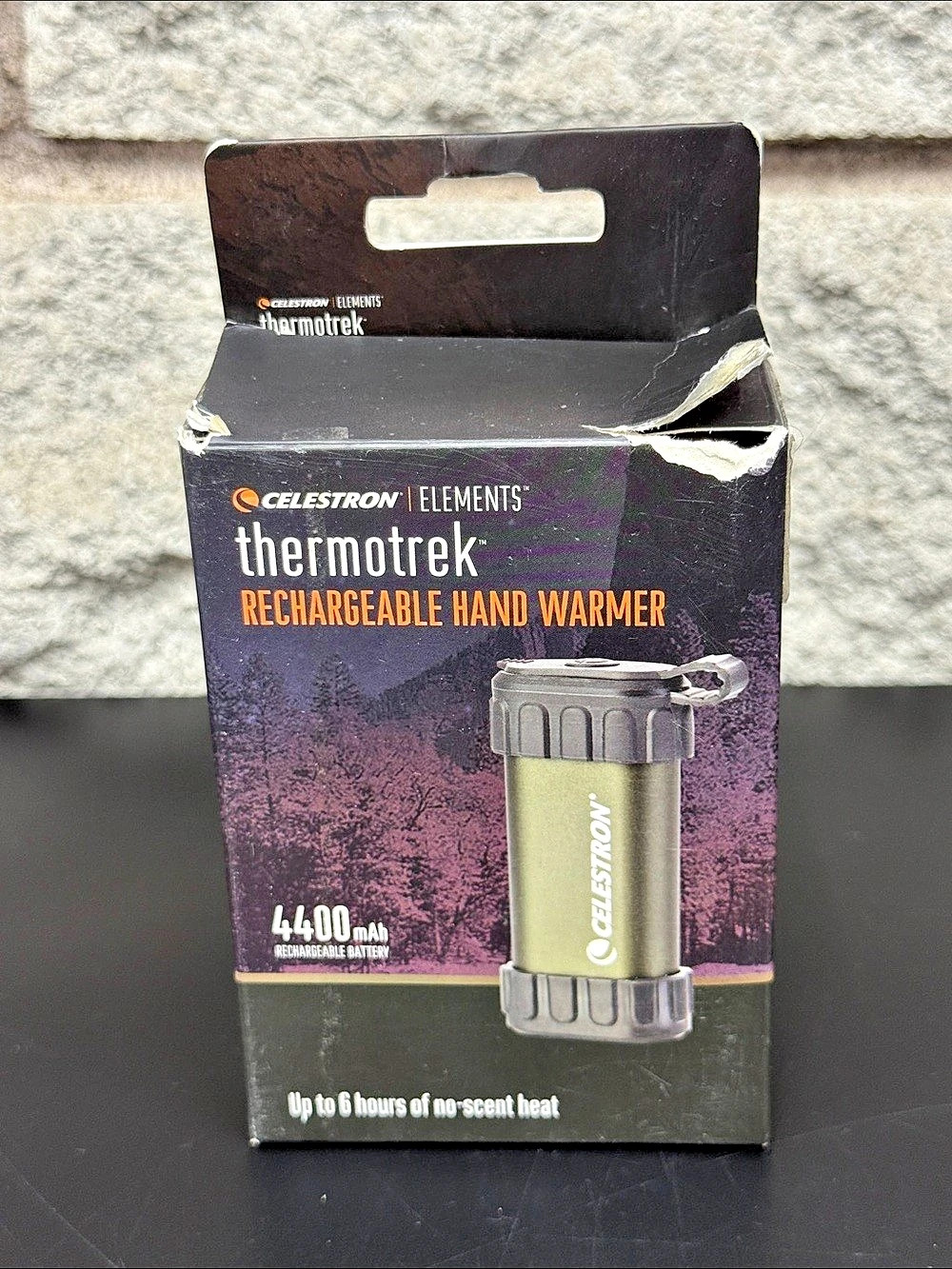 Celestron Elements Thermotrek Rechargeable Hand Warmer 4400mAh Green Working